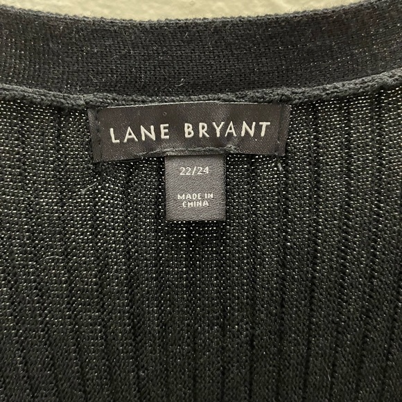 NWT Lane Bryant Black, button down Maxi Sweater Dress in 22/24. - Picture 5 of 8